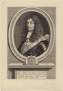Portrét Jacquese II de Castelnau, francouzského maršála od Robert Nanteuil