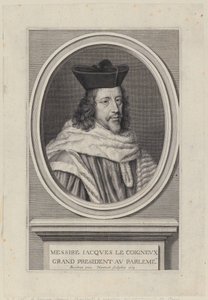 Portrét Jacquese Le Coigneux od Robert Nanteuil