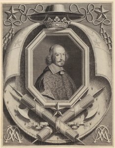 Portrét kardinála Julese Mazarina od Robert Nanteuil