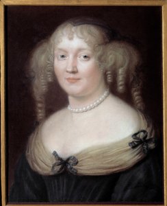 Portrét Marie de Rabutin-Chantal (Rabutin Chantal), markýze de Sevigne dit Madame de Sevigne (1626-1696), ženy liter. Hrad Bussy-Rabutin. Obraz Roberta Nanteuila (1623-1678). Muzeum karnevalu. od Robert Nanteuil
