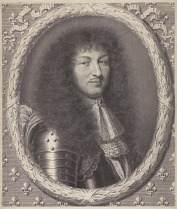 Portrét francouzského krále Ludvíka XIV od Robert Nanteuil