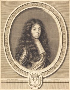 Jules, vévoda z Enghien od Robert Nanteuil after Pierre Mignard I