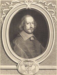 kardinál Jules Mazarin od Robert Nanteuil after Pieter van Mol