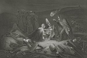 The Battle Field of the Alma, Night after the Battle, vyryl D.J. Libra od Robert Neal Hind