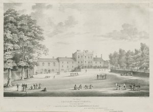 Škola Sedgley Park: rytina, listopad 1838 (tisk) od Robert Noyes