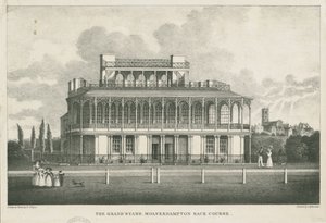 Wolverhampton – Grand Stand at Race Course: litografie, nd [polovina 19. století] od Robert Noyes