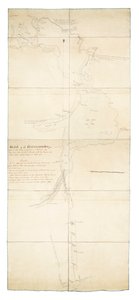 Náčrt komunikace z Yorku na jezeře Ontario do zátoky Glouscester [sic] nebo Machidash Lake Huron pořízený poručíkem Pilkingtonem z Roy.l Engineers a zástupcem geodeta Alexem Aitkenem v říjnu 1793. od Robert Pilkington