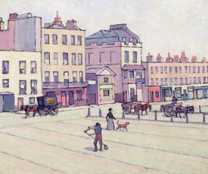 The Weigh House, Cumberland Market, cca 1914 (olej na plátně) od Robert Polhill Bevan