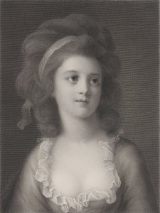 Polodlouhý portrét Sophie nebo Apollonie Heleny Potocké jako mladé dívky, 1872 od Robert Reyher