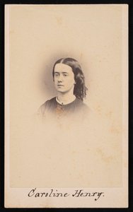 Portrét Caroline Henry 1839-1920, mezi 1860 a 1869. od Robert. Robert Addis,RW Addis,Addis