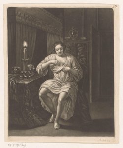 pečující žena od Robert Robinson (attributed to)