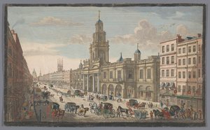 Pohled na Royal Exchange v Londýně Pohled na Royal Exchange London (název na objektu) Londýn (název série) od Robert Sayer