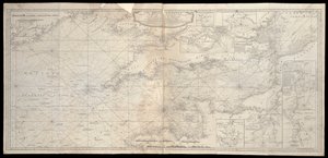 Britský průliv s částí Atlantského oceánu a pobřeží Irska od Robert Sayer