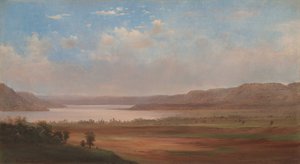 Pohled na jezero Pepin, Minnesota, 1862