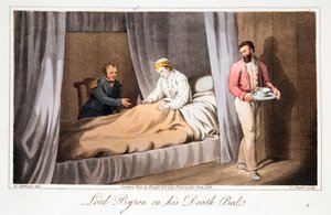 Lord Byron na smrtelné posteli, hospoda. 1825.