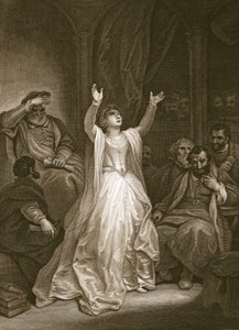 Odsouzení Anny Boleyn, vyryto Georgem Noblem, ilustrace z Davida Humea 