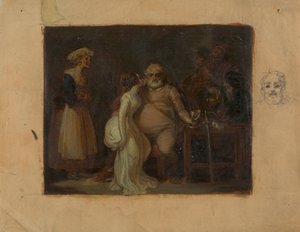 Falstaff v Kančí hlavě od Robert Smirke