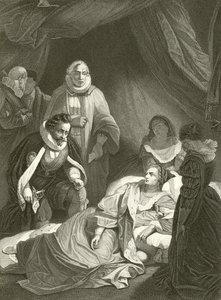 Poslední hodiny královny Alžběty od Robert Smirke