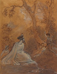 Oberon a Puk od Robert Smirke