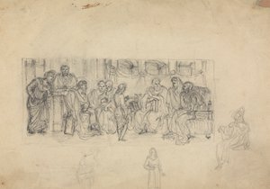Scéna ze Shakespeara, Romeo a Julie od Robert Smirke