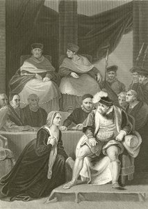 Soud s manželstvím Jindřicha VIII od Robert Smirke