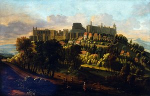 Hrad Windsor, kolem roku 1670 (olej na plátně) od Robert Streater or Streeter