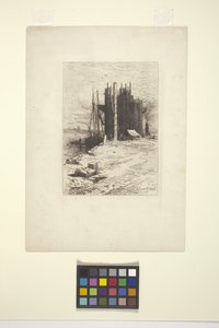 Uhelné kapsy v New Bedford (inkoust) od Robert Swain Gifford
