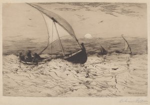 Neapolské rybářské lodě vracející se domů od Robert Swain Gifford
