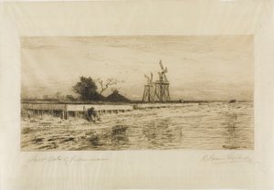 Solné kádě Padanaram od Robert Swain Gifford