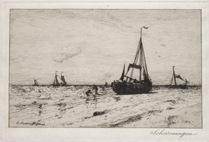 Scheveningen. od Robert Swain Gifford