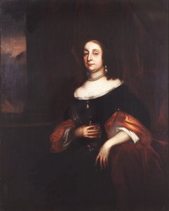 Elizabeth Cromwell, rozená Bourchier, protektorka, kolem 1654-58 (olej na plátně)