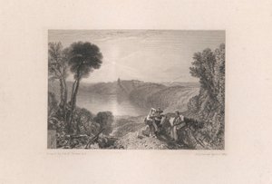 Jezero Albano od Robert Wallis