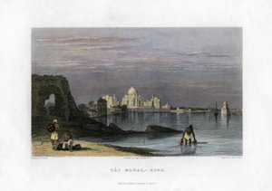 Tádž Mahal, Agra, Indie, 19. století