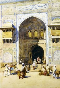 V Lahore, kolem roku 1890 (akvarel na papíře)