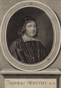Thomas Manton, anglický puritánský duchovní (rytina)