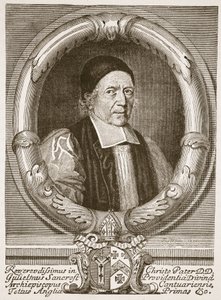 William Sancroft, arcibiskup z Canterbury, ilustrace z 