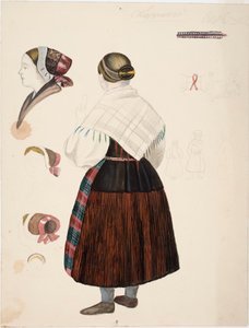 Zkouška laponského selského oděvu od Robert Wilhelm Ekman