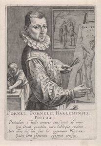 Portrét Cornelis Cornelisz. z Haarlemu od Robert Willemsz de Baudous