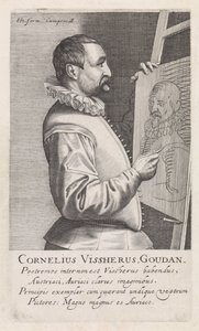 Portrét Cornelis Visscher od Robert Willemsz de Baudous
