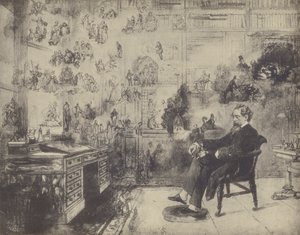 Dickensův suvenýr (litho)