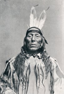 Celoobličejový pohled na Siouxského Indiána, 1912