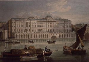 Pohled na Somerset House, hospoda. 1821 od Colnaghi & Co.
