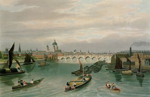 Pohled na Blackfriars Bridge a St. Paul