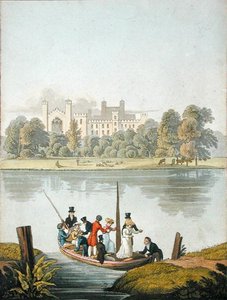 Eton College a Ferry over the Thames, z 