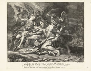 Kristus na hoře Olivetské od Robert van Audenaerd