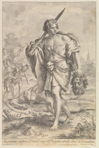 David s hlavou Goliáše, 1680-1743.