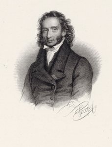 Portrét Niccola Paganiniho 1782-1840, 1830. od Roberto Focosi