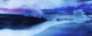 Indigo Horizon – abstrakt od RodMacIver