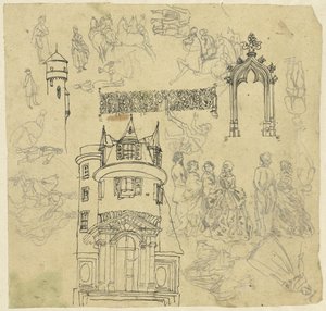 Architektura a postavy od Rodolphe Bresdin