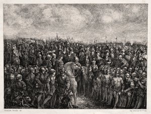 Caesar a jeho vězni od Rodolphe Bresdin
